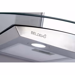Beldeko Hotte Decorative Murale 90 cm - Verre et Inox - Vue supplémentaire 5