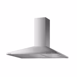 Beldeko Hotte De Cuisine Décorative Inox 90cm -triangle - Pyramide 338 m3/h - Evacuation Ou Recyclage - Eclairage Led, 338 m³ ...