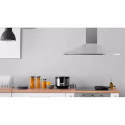 Beldeko Hotte De Cuisine Décorative Inox 90cm -triangle - Pyramide 338 m3/h - Evacuation Ou Recyclage - Eclairage Led