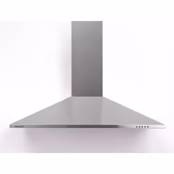 Beldeko Hotte De Cuisine Décorative Inox 90cm -triangle - Pyramide 338 m3/h - Evacuation Ou Recyclage - Eclairage Led