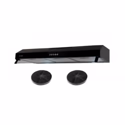 BELDEKO - Hotte casquette / visière Rivage 90 Cm - NOIR - Double moteur - 200W - 438 m3/h