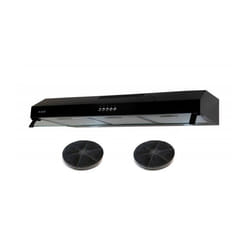 BELDEKO - Hotte casquette / visière Rivage 90 Cm - NOIR - Double moteur - 200W - 438 m3/h