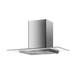 BELDEKO - HOTTE DECORATIVE MURALE 90 CM - VERRE ET INOX - 200W - Puissance dextraction 600 m3/h