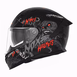 Casque moto intégral Nox N401 Zumbi