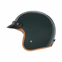 Casque moto jet Nox N 243 VERT ANGLAIS