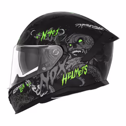 Casque moto intégral Nox N401 Zumbi