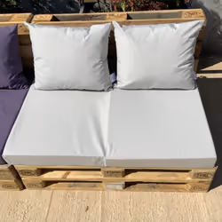 Ensemble De Coussins Palette En Tissus Téflon Supérieur