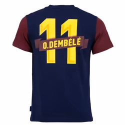 T-shirt - FC BARCELONE - Ousmane DEMBELE - Taille adulte - Manches courtes - 100% coton