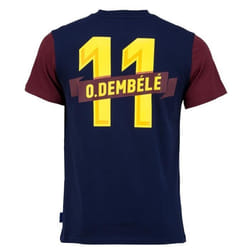 T-shirt - FC BARCELONE - Ousmane DEMBELE - Taille adulte - Manches courtes - 100% coton