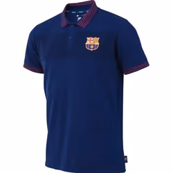 Polo - FC BARCELONE - BARCA - Homme - Bleu - 100% Coton - Football