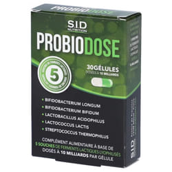 S.I.D Nutrition Probiodose 30 Gélules