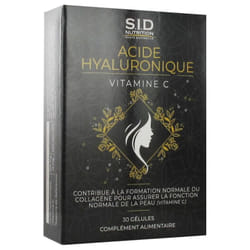 S.I.D Nutrition Acide Hyaluronique Vitamine C 30 Gélules
