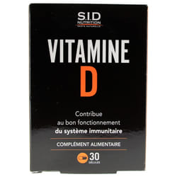 S.I.D Nutrition Vitamine D 30 Gélules