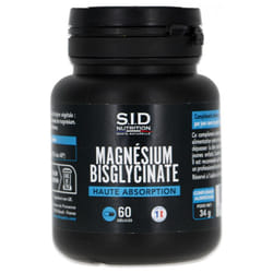 S.I.D Nutrition Magnésium Bisglycinate 60 Gélules