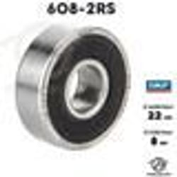 Roulement à billes - SKF - 608-2RS - Double étanchéité - Ø 22 mm - Ø 8 mm - Épaisseur 7 mm