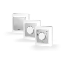 Sauter - 0940240301 - Cadre saillie simple Blanc avec support