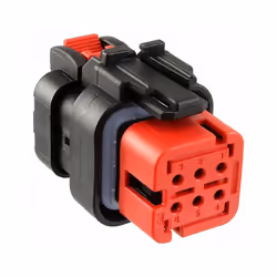 Catégorie du produit: Connecteurs automobile. Produit: Housings. Nombre de positions: 6 Position. Sexe: Socket (Female). Styl ...