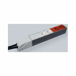 Informations: Réf.: CPC08. Produit: Capot nourrice pour boîtier BOCD aluminium 52-50. Couleur: Gris. Capot de protection conn ...