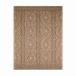 Tapis extérieur - 80x150cm - naturel - 100% polypropylène résistant aux UV - 1400 gr/m² - CASSI