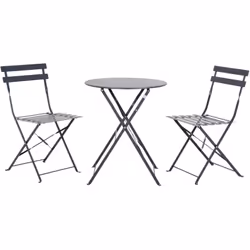 DESCRIPTIF PRODUIT Découvrez Flore, notre tout nouvel ensemble de table et de chaises pliantes conçu pour ajouter une touche  ...
