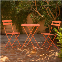 DESCRIPTIF PRODUIT Découvrez Flore, notre tout nouvel ensemble de table et de chaises pliantes conçu pour ajouter une touche  ...