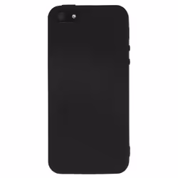 Coque Souple Colorful iPhone 5/5S/SE - Noir