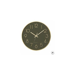 Atmosphera - Horloge murale - d 30,5 cm - 3D Gold - Vert - Livraison gratuite - Vert