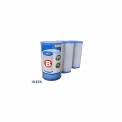 Lot de 3 Cartouches de filtration pour piscines - type B - Intex