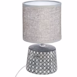 Lampe à poser en céramique. D 13 x H 23 cm. Ampoule incluse : Non, Douille : E14, Puissance max : 40W, Longueur câble : +/- 1 ...