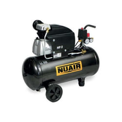 Compresseur à air 2CV 15kW Monophasé 50L Entraînement direct lubrifié FC2/50 N Nuair