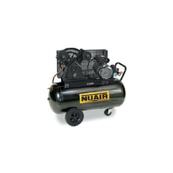 Nuair - Compresseur à air bi-cylindre en V 3CV 2,2kW 230V Monophasé 90L lubrifié - VCF/100CM3