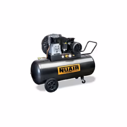 Nuair - Compresseur à air 3HP 2,2kW Monophasé 150L Lubrifié - B2800B/3M/150 TECH Les avantages de ce compresseur à air Nuair  ...