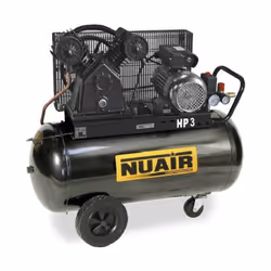 Nuair - Compresseur à air bi-cylindre en V 3CV 2,2kW 230V Monophasé 150L lubrifié - VCF/150CM3 Les avantages de ce compresseu ...