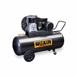 Compresseur entrainé par courroie 200 Litres 3CV Monophasé 10 bars Lubrifié B3800B/200CM3 Nuair