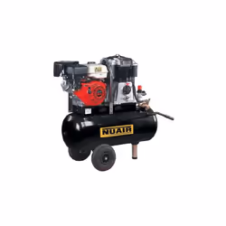 Nu Air - Nuair - Compresseur à moteur thermique essence honda mobile 9CV 6,7kW 90L 12 bar - BK119-100-9S-HONDA ap