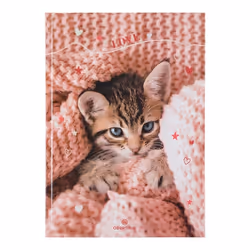 Cahier de textes OBERTHUR Chaton