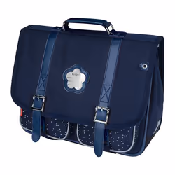 Kickers - Cartable fille 38cm Classic Girl marine - 11808