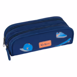 Trousse rectangulaire KICKERS Boy Fantaisie 2 compartiments