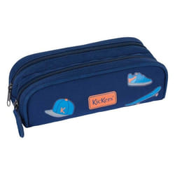 Trousse rectangulaire KICKERS Boy Fantaisie 2 compartiments