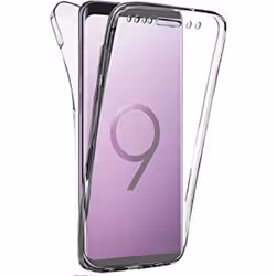 Samsung Galaxy S9 Coque Silicone Integrale Transparente Ultra Slim Clair