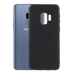 Ultra Fine Souple Coque Silicone GEL MAT NOIR pour Samsung Galaxy S9