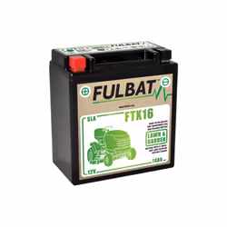 TYPE : YTX16 SLA / FTX16 GEL TENSION : 12V CAPACITE : 14Ah DIMENSIONS : l: 87 x L: 150 x H: 161mm POLARITE : [ + - ] APPLICAT ...