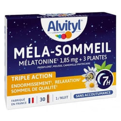 Alvityl Méla-Sommeil Nuit 30 Gélules