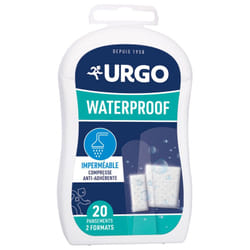 Urgo Waterproof 2 Formats 20 Pansements