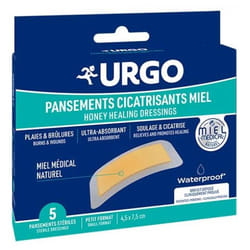 Urgo Pansements Cicatrisants Miel 5 Pansements Stériles