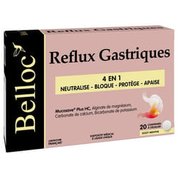Belloc Reflux Gastriques 4en1 20 Comprimés à Croquer