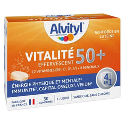 Alvityl Vitalité 50+ 30 Comprimés Effervescents