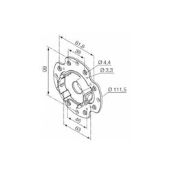 Nice - Support Pour Joue Zf Pour Moteur Era