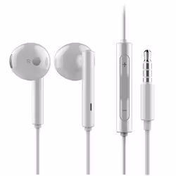 Kit Piéton écouteur Intra-Auriculaire Huawei AM115 - Résistant et confortable - Microphone intégré - Jack 3.5mm