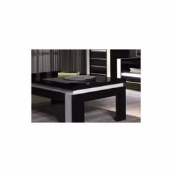 Meublorama DS-MK-LINN-NOIR-07*1C/29KG Table à café, latérale et de salon Forme rectangulaire - Vue supplémentaire 3